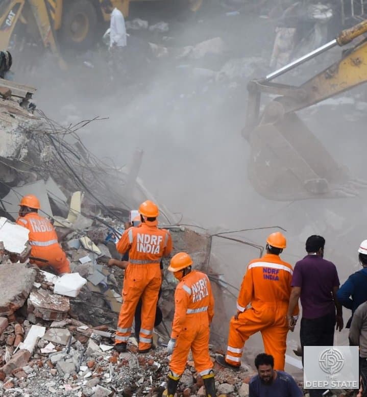 DELHI BUILDING COLLAPSE CLAIMS SIX LIVES
FIR Filed, Two MCD Engineers Suspended as Probe Intensifies