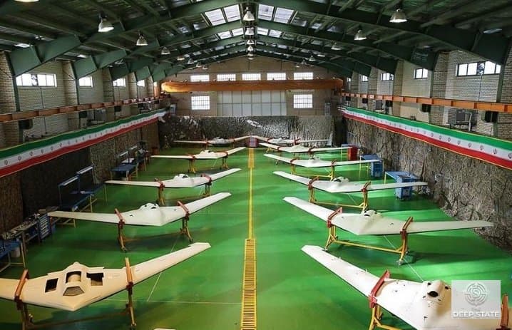 An Iranian Shahed-136 drone displayed in Tehran as intelligence reports warn of Tehran’s rapidly recovering drone production capability